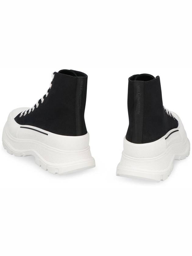 Tread Slick High Top Sneakers White Black - ALEXANDER MCQUEEN - BALAAN 5