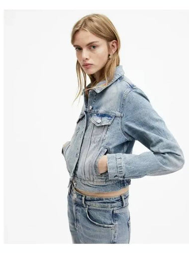 Juno denim jacket WO526Z 2999 - ALLSAINTS - BALAAN 1