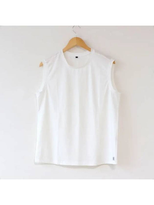 SPGRMOSN Functional Sleeveless Round Tee White - SUPENER - BALAAN 2