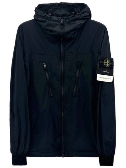 Skin Touch Nylon TC Hooded Jacket Black - STONE ISLAND - BALAAN 2