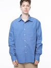 Men s M243SH01BL Standard Polygon Pocket Shirt Royal Blue - CHANCE'S NOI - BALAAN 7