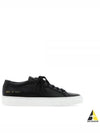 Achilles White Sole Low Top Sneakers Black - COMMON PROJECTS - BALAAN 2