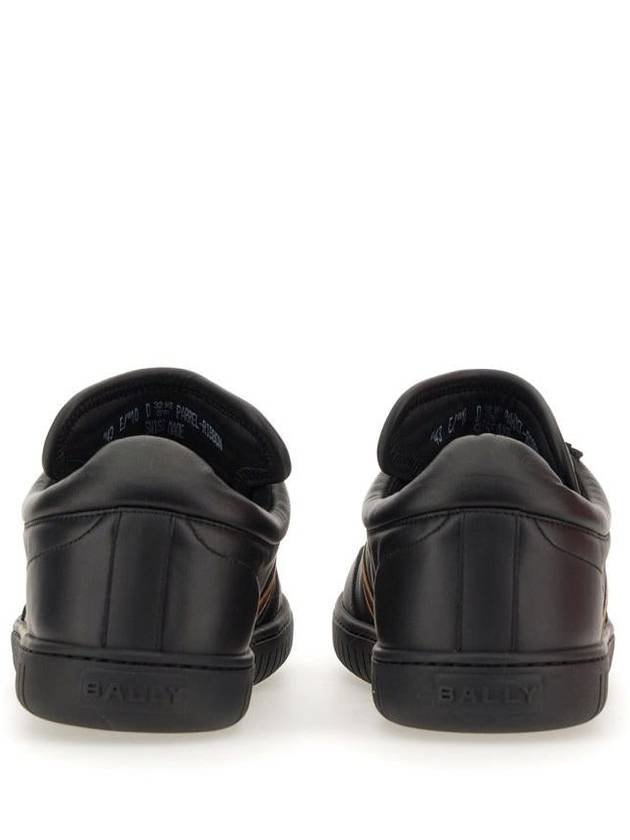 Parrel Ribbon Low Top Sneakers Black - BALLY - BALAAN 4