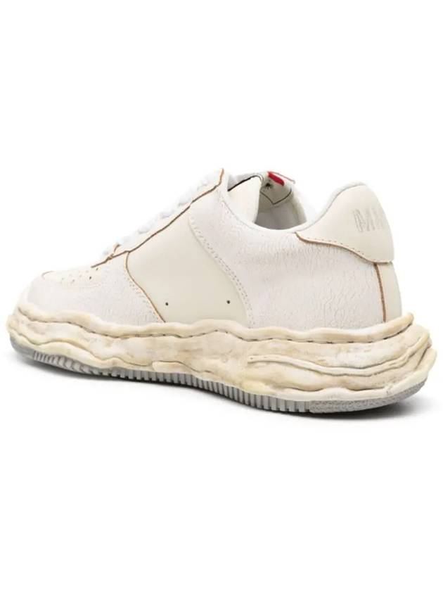 Wayne Leather Low Top Sneakers White - MAISON MIHARA YASUHIRO - BALAAN 3