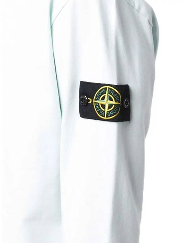 Wappen Patch Crew Neck Sweatshirt White - STONE ISLAND - BALAAN 5