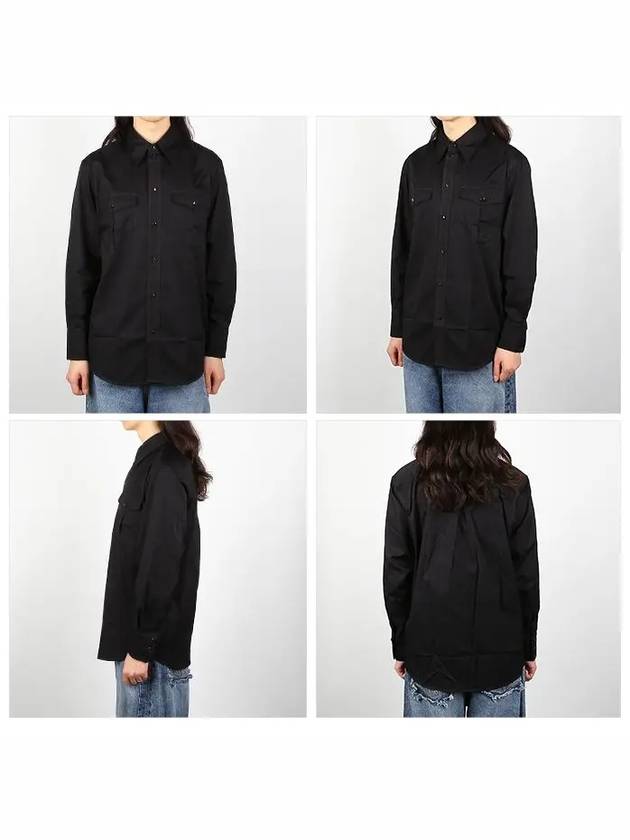 Western Long Sleeve Shirt Black - LEMAIRE - BALAAN 3