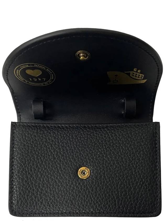 SALVATORE FERRAGAMO Leather Travel Card Wallet Black220411 758694 BALAAN