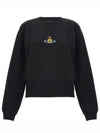 RB Embroidered Logo Sweatshirt Black - VIVIENNE WESTWOOD - BALAAN 2