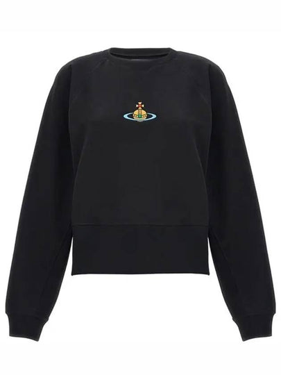 RB Embroidered Logo Sweatshirt Black - VIVIENNE WESTWOOD - BALAAN 2