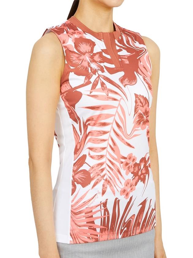 Golf Meya Print Sleeveless Top GWJT07430 S183 Women's Meya Print Sleeveless Top - J.LINDEBERG - BALAAN 4