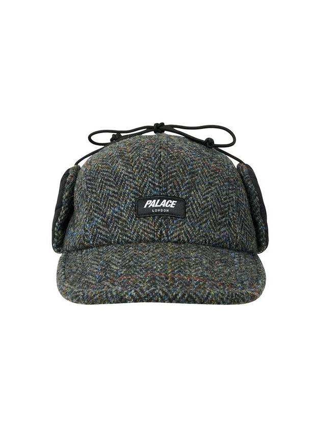 Harris Tweed Earflap Cap Black - PALACE - BALAAN 3