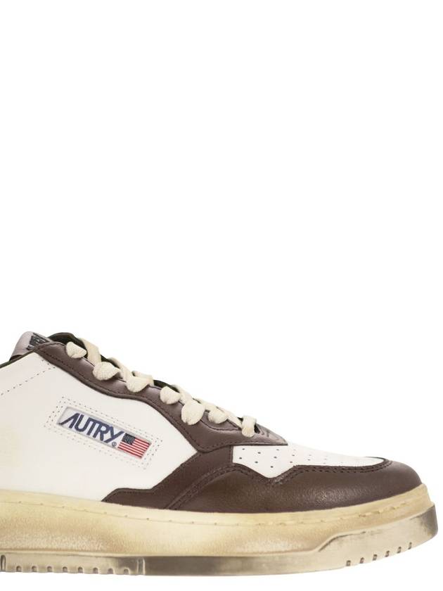 SUPER VINTAGE - Leather Sneakers - AUTRY - BALAAN 6