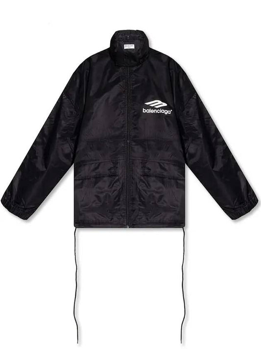 Logo Zip-Up Jacket Black - BALENCIAGA - BALAAN 1