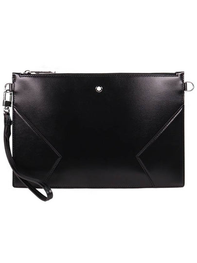 Meisterstück Leather Clutch Bag Black - MONTBLANC - BALAAN 2