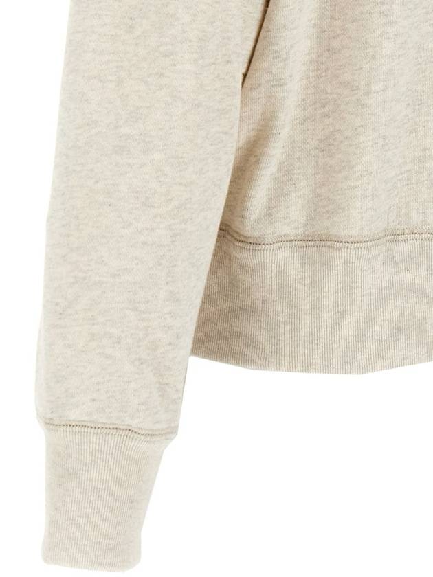 Shard Embroidered Logo Sweatshirt Ecru - ISABEL MARANT - BALAAN 5