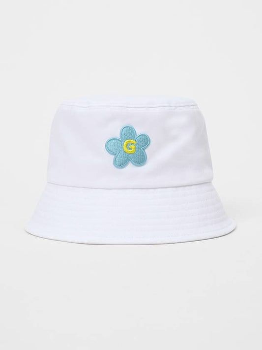 Mouse Flower Natural Fit Bucket Hat White - GOXO - BALAAN 1