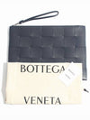 Intrecciato Strap Clutch Dark Navy - BOTTEGA VENETA - BALAAN 7