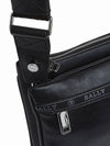 Hobby Striped Cross Bag Black - BALLY - BALAAN 11