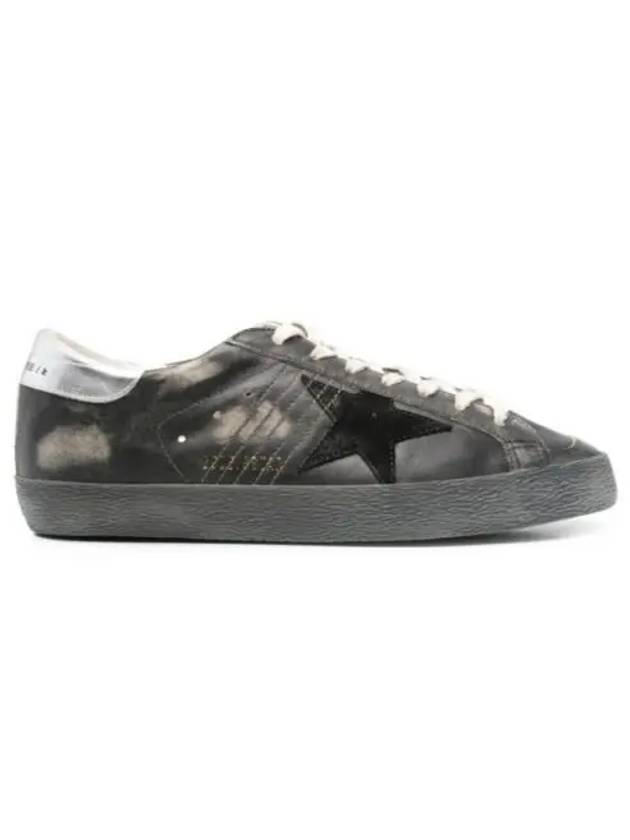 Superstar Silver Tab Low Top Sneakers Black - GOLDEN GOOSE - BALAAN 2