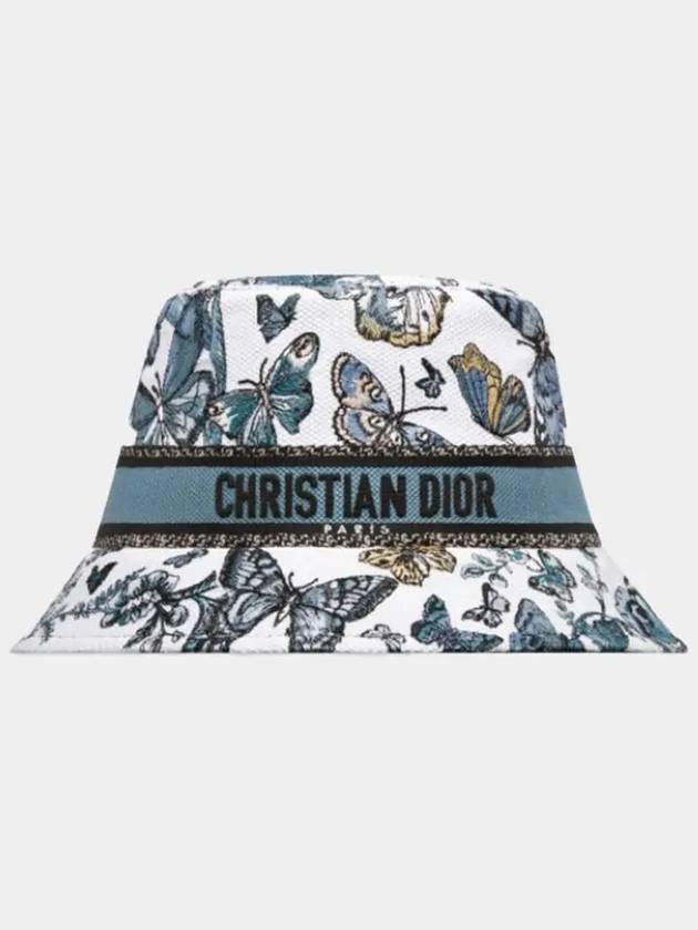 D Bobby Toile De Jouy Mexico Small Bucket Hat White - DIOR - BALAAN 2