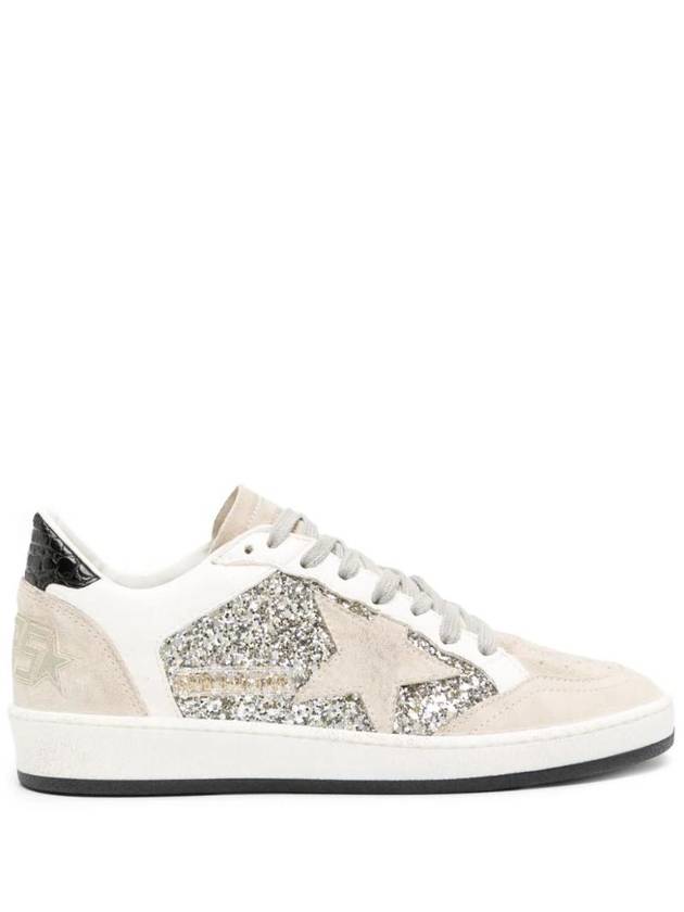 Superstar Glitter Low Top Sneakers Beige - GOLDEN GOOSE - BALAAN 1