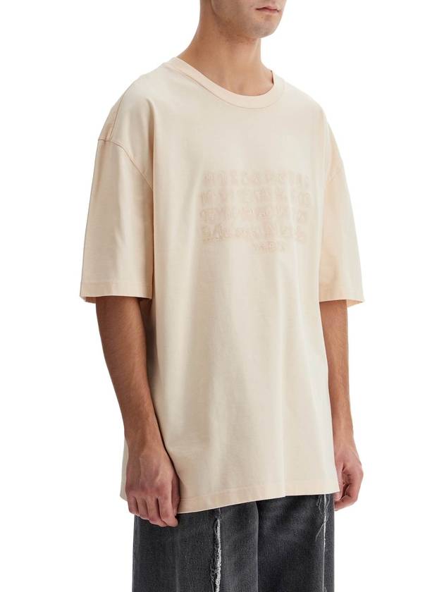 embroidered numeric logo t-shirt - MAISON MARGIELA - BALAAN 2