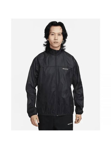 Club Storm-Fit Running Track Jacket Black - NIKE - BALAAN 1