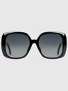 Web Special fit square sunglasses with web detail black injection 623885J16911012 - GUCCI - BALAAN 2