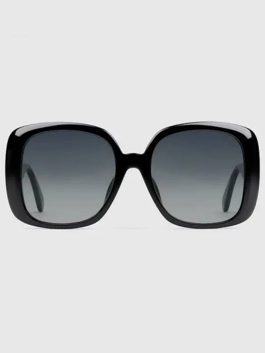 Web Special fit square sunglasses with web detail black injection 623885J16911012 - GUCCI - BALAAN 2