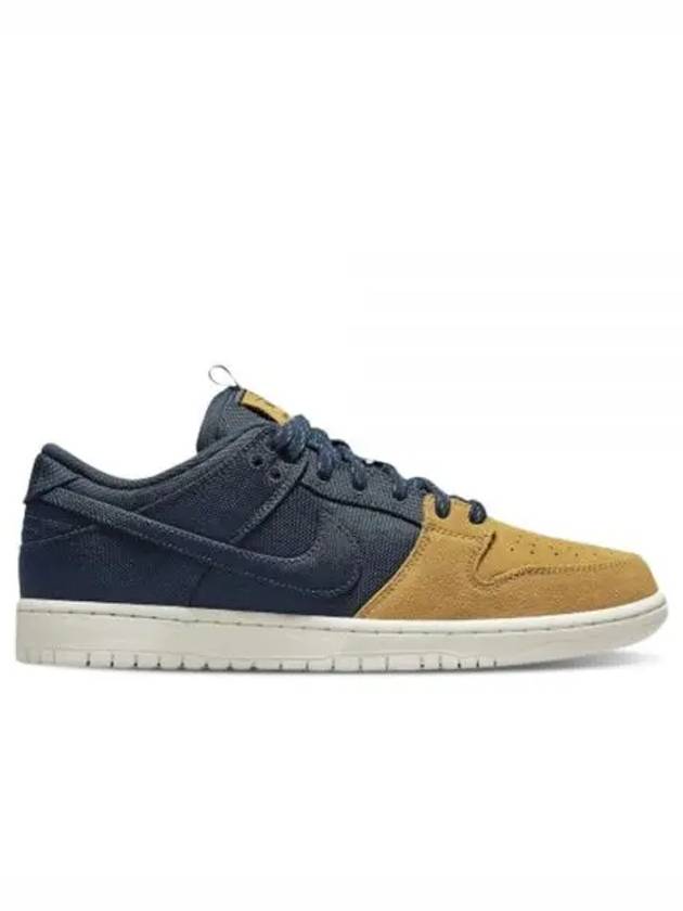 SB Dunk Low Top Sneakers Desert Ochre Midnight Navy - NIKE - BALAAN 2