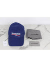 Wave logo ball cap blue L - BALENCIAGA - BALAAN 2