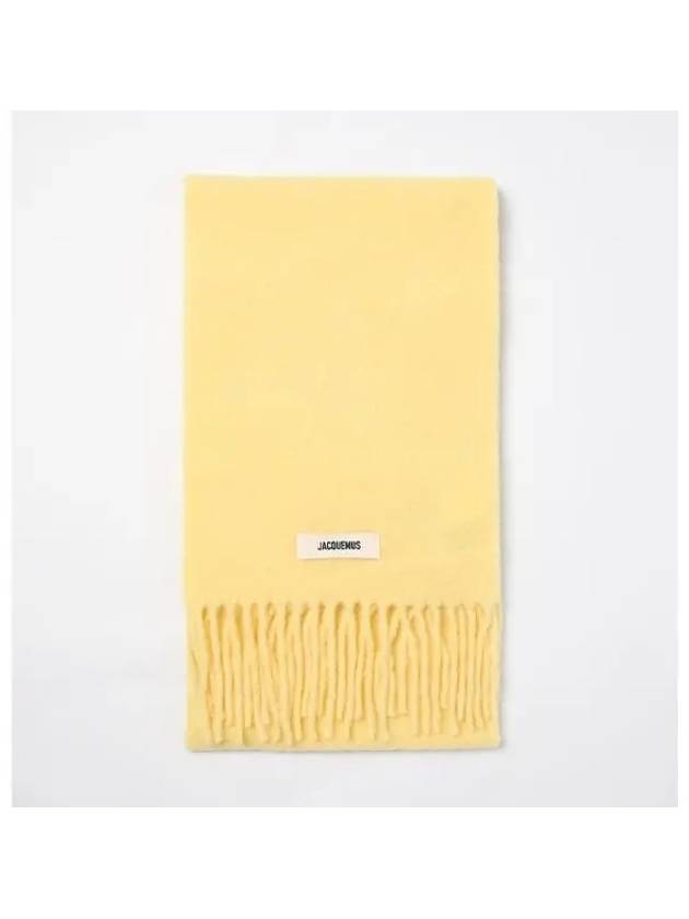 Rescharpe Carot Muffler Yellow - JACQUEMUS - BALAAN 3