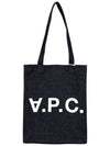 logo denim tote bag COCSXM61445 - A.P.C. - BALAAN 1