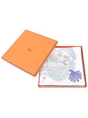 Precious Paradise 90 Scarf Blanc - HERMES - BALAAN 3