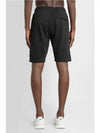 Wappen Patch Pocket Drawstring Shorts Black - STONE ISLAND - BALAAN 5