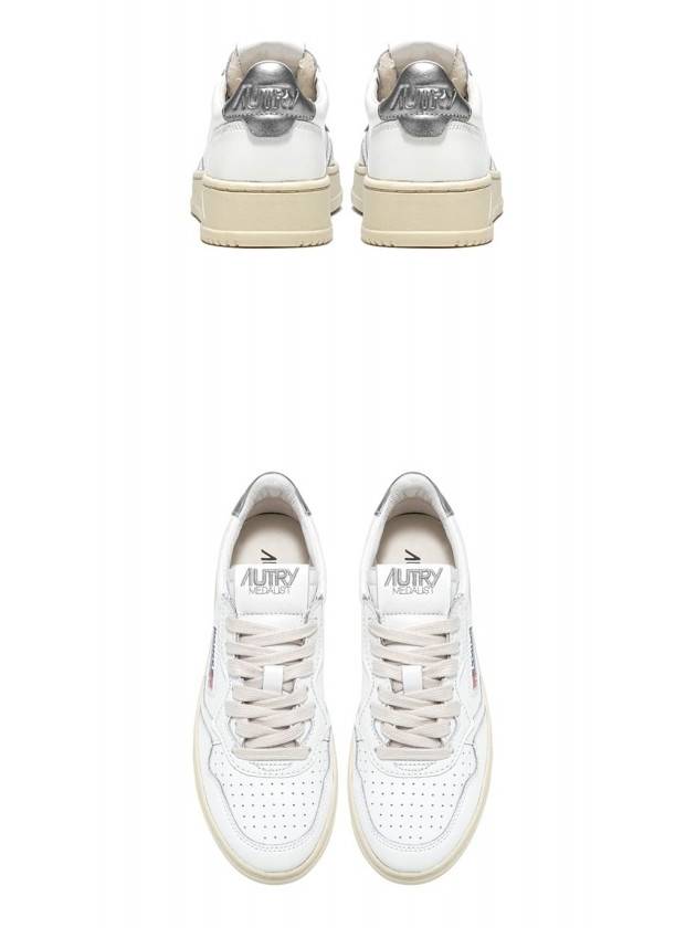 Medalist Silver Tab Low Top Sneakers White - AUTRY - BALAAN 6