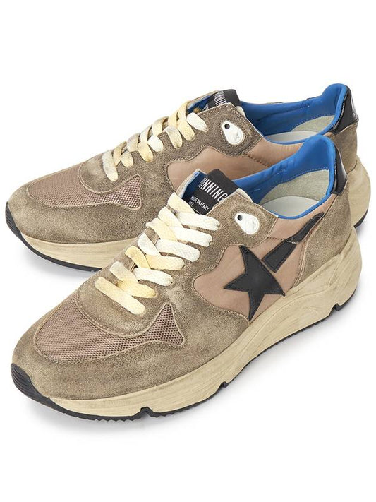 Running Sole Shiny Star Low Top Sneakers Beige - GOLDEN GOOSE - BALAAN 2