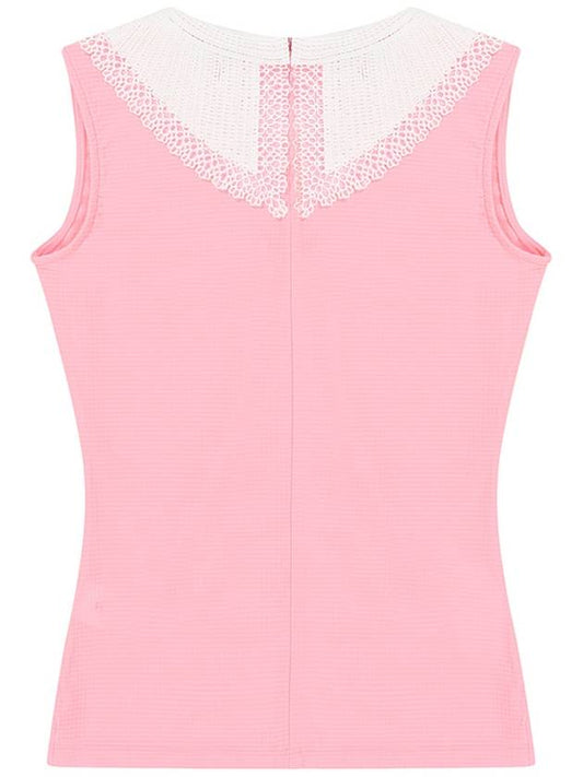 C23M TS007WLace Point Top Pink - CHUCUCHU - BALAAN 2