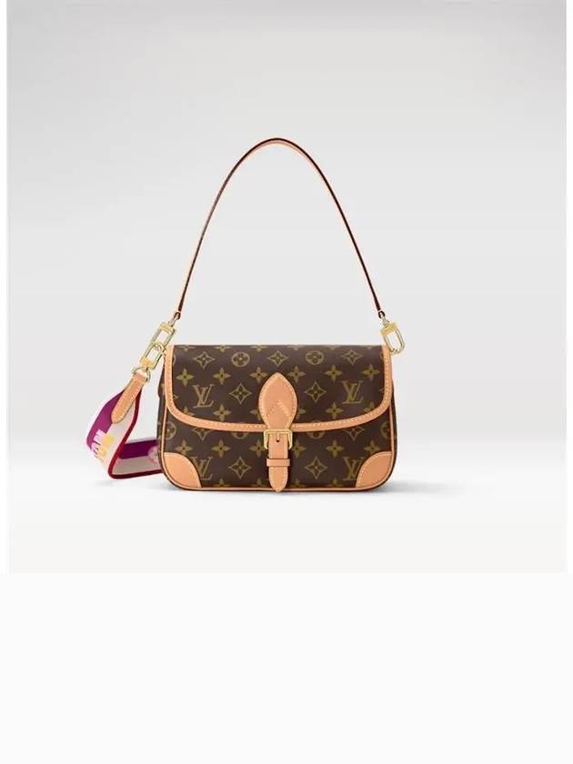 Diane Monogram Canvas Shoulder Bag Fuchsia Brown - LOUIS VUITTON - BALAAN 2