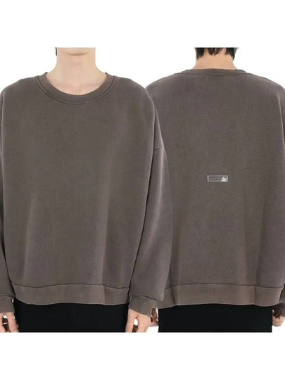 Crew Neck Sweatshirt Dark Brown - ACNE STUDIOS - BALAAN 2