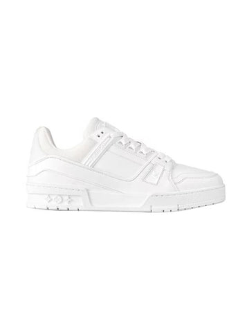 LV Trainer Low Top Sneakers White - LOUIS VUITTON - BALAAN 1