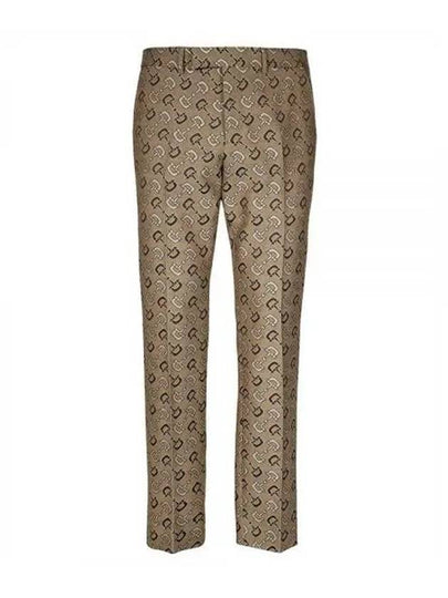 Horsebit Straight Pants Beige - GUCCI - BALAAN 2