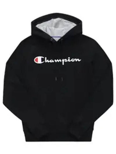 Powerblend Scripted Logo Hood Black - CHAMPION - BALAAN 1