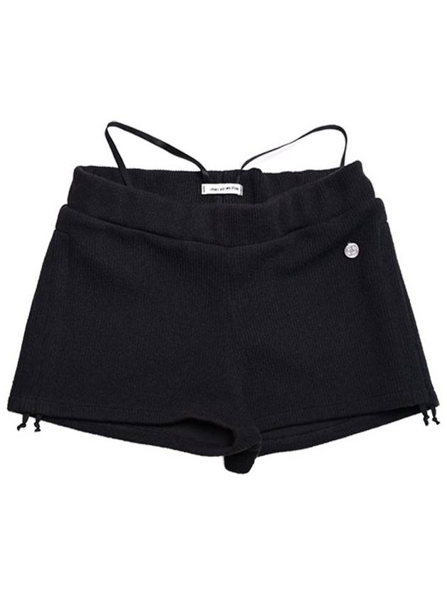 Swan Lake Shirring String Micro Shorts Black - DON’T ASK MY PLAN - BALAAN 2