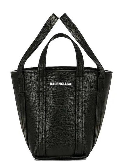 Everyday XS Grained Calfskin Shoulder Tote Bag Black - BALENCIAGA - BALAAN 2