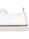 RWB Cupsole Rubber Calfskin Trainer Sneakers White - THOM BROWNE - BALAAN 7