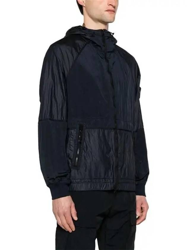 Nylon Metal Windbreaker Navy - STONE ISLAND - BALAAN 2