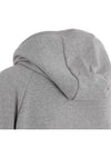 Engineered 4 Bar Diagonal Zip Up Hoodie Light Grey - THOM BROWNE - BALAAN 9