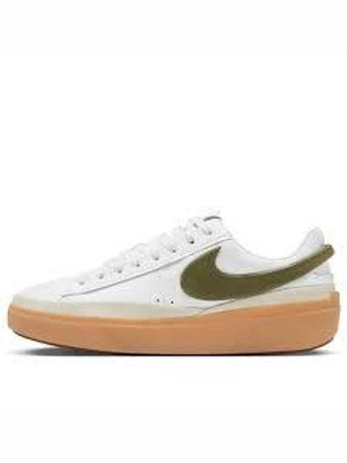 Blazer Phantom Low Top Sneakers White Green - NIKE - BALAAN 1