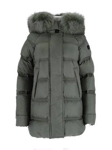 PED5110 600 TAKAN fur hood goose down women s padding - PEUTEREY - BALAAN 1